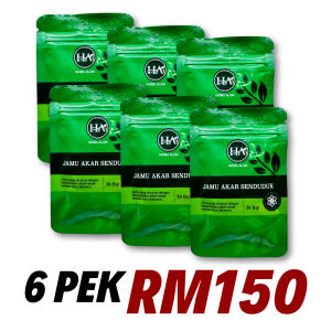JAMU AKAR SENDUDUK 6 PAKET (PROMO)